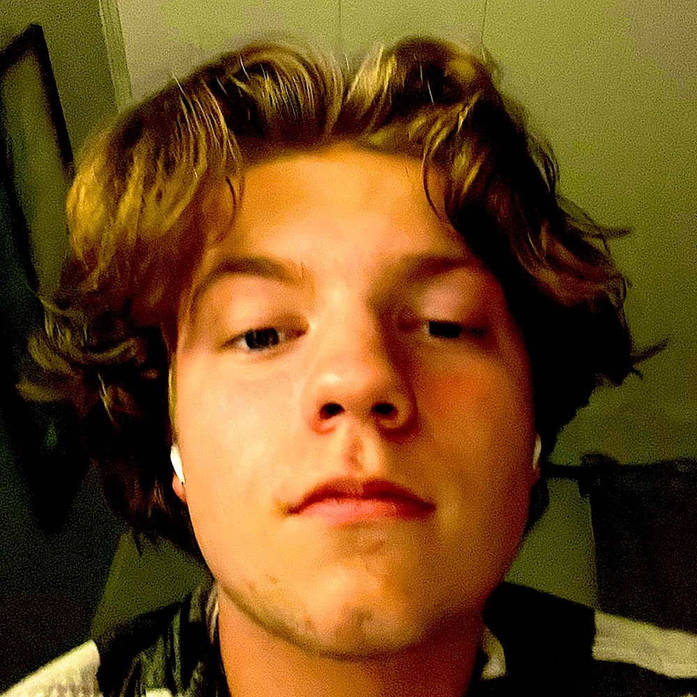 A shirt with a dude in it